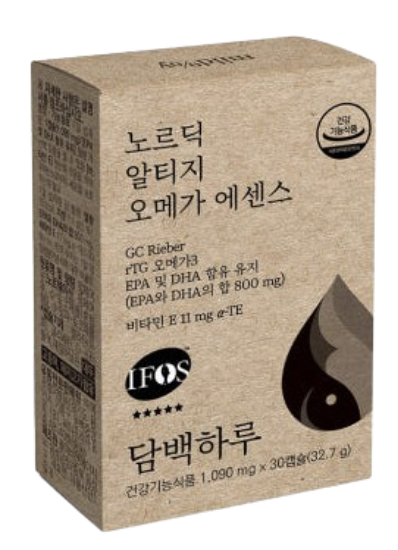 담백하루 노르딕 알티지 오메가3 에센스