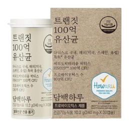 담백하루 트랜짓 100억 유산균