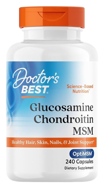 Doctor's Best 글루코사민 콘드로이틴 MSM (OptiMSM 함유)