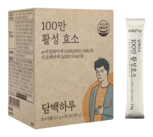 담백하루 100만 활성 효소